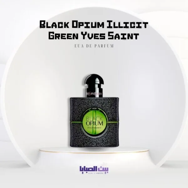 13 برفيوم بلاك اوبيوم جرين للنساء 90 مل - Black Opium Illicit Green Yves Saint Laurent - الصورة 1