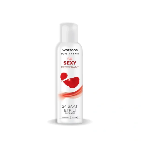 So sexy watsons ديودرنت واتسون سو سيكسي للنساء 150 مل - Watsons So Sexy Deodorant Spray - الصورة 1