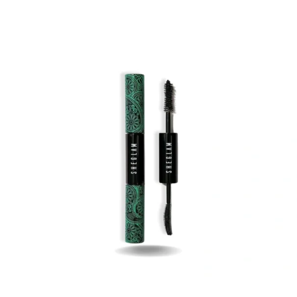 12 ماسكرة شيجلام الدبل الخضرا - SHEGLAM Double Trouble Mascara Green - الصورة 1