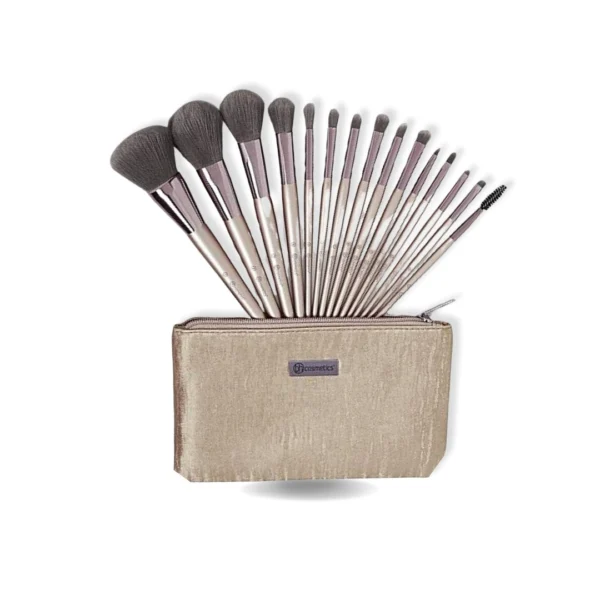⁦طقم فرش بي اتش 15 فرشة - BH Cosmetics 15-Piece Brush Set⁩ - الصورة ⁦1⁩