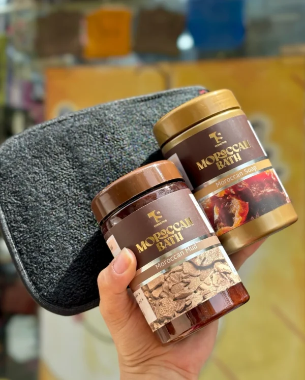 ⁦مجموعة الحمام المغربي من دكتورة صفاء غنيم (3 قطع) - Dr. Safaa Ghoneim Moroccan Bath Set⁩ - الصورة ⁦2⁩