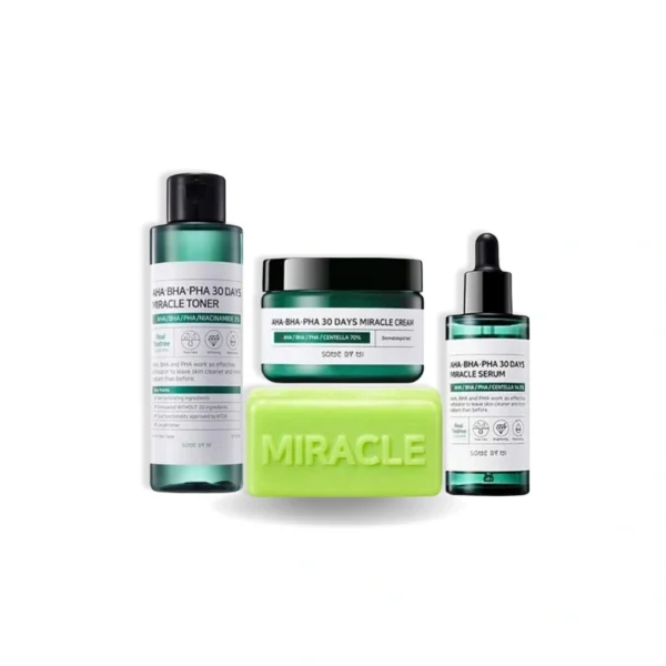 ⁦مجموعة 30 دايز ميراكل ستارتر كيت - SOME BY MI AHA BHA PHA 30 Days Miracle Starter Kit Edition⁩ - الصورة ⁦1⁩