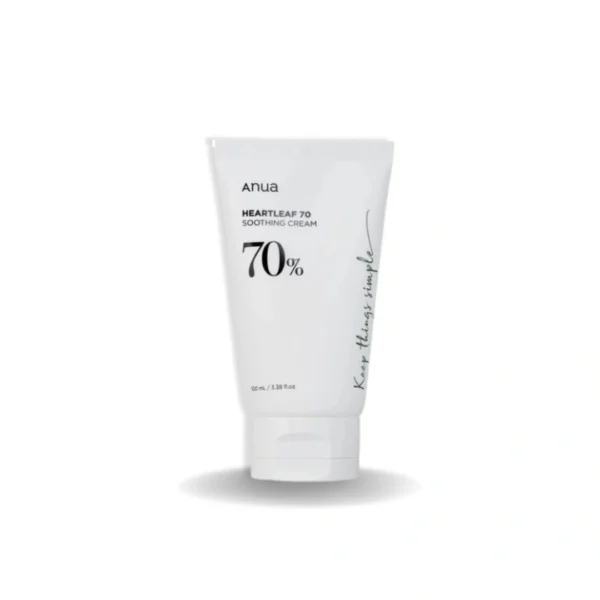 ⁦كريم ملطف هارتليف 70% من أنوا - Anua Heartleaf 70% Soothing Cream⁩ - الصورة ⁦1⁩